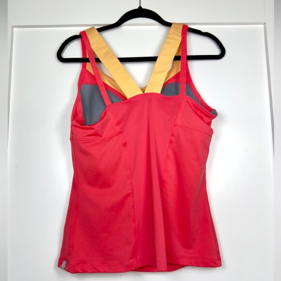 Nike Dry Fit Coral Orange Activewear Tank Size Large - Picture 3 of 11